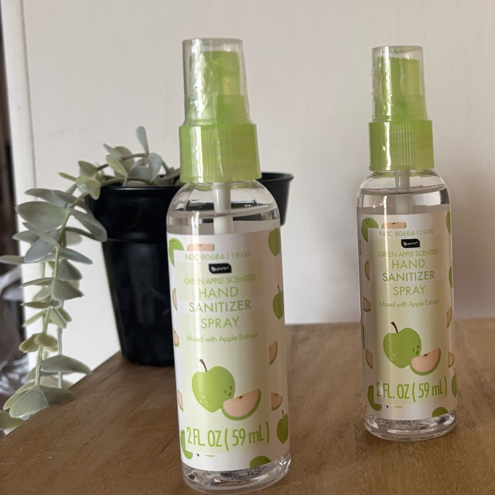 B-pure green apple sanitizing spray